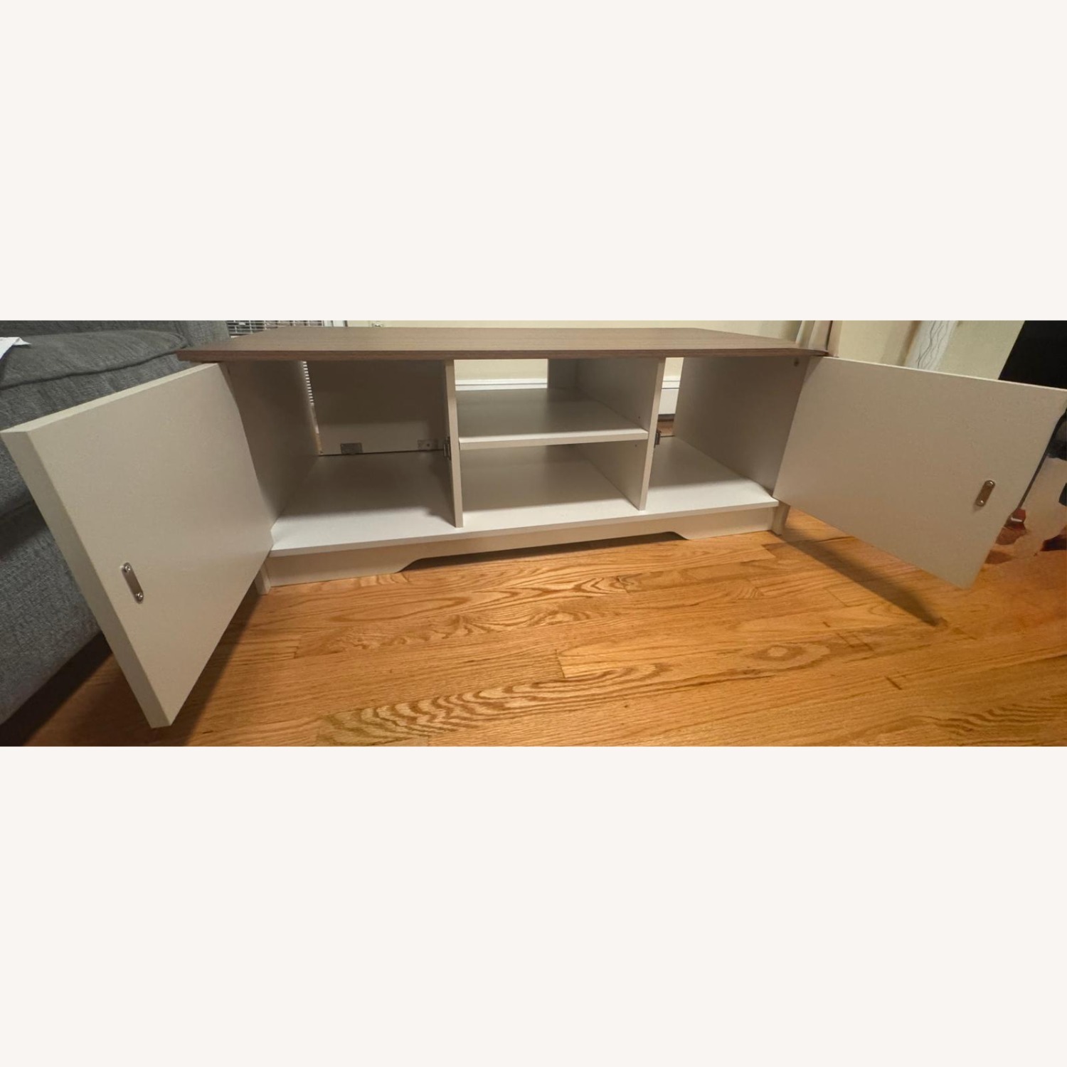 Amazon Vonluce Coffee Table with Sliding Barn Doors  - image-4