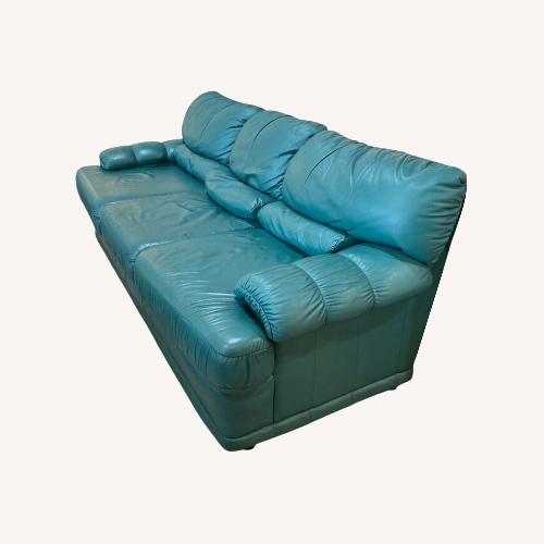Used 80's Modern Vintage Leather Sofa for sale on AptDeco