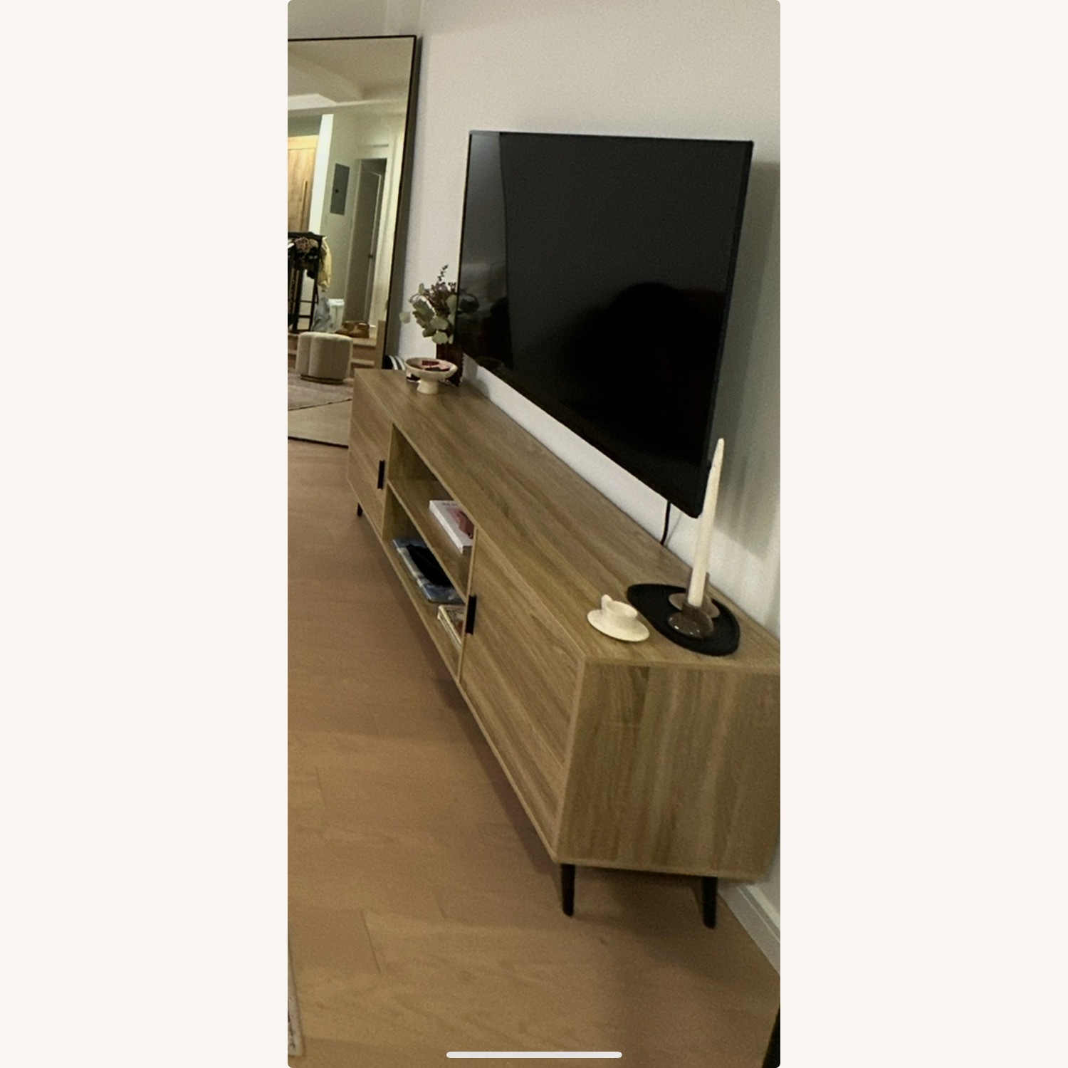 Light Wood Console Table - image-2