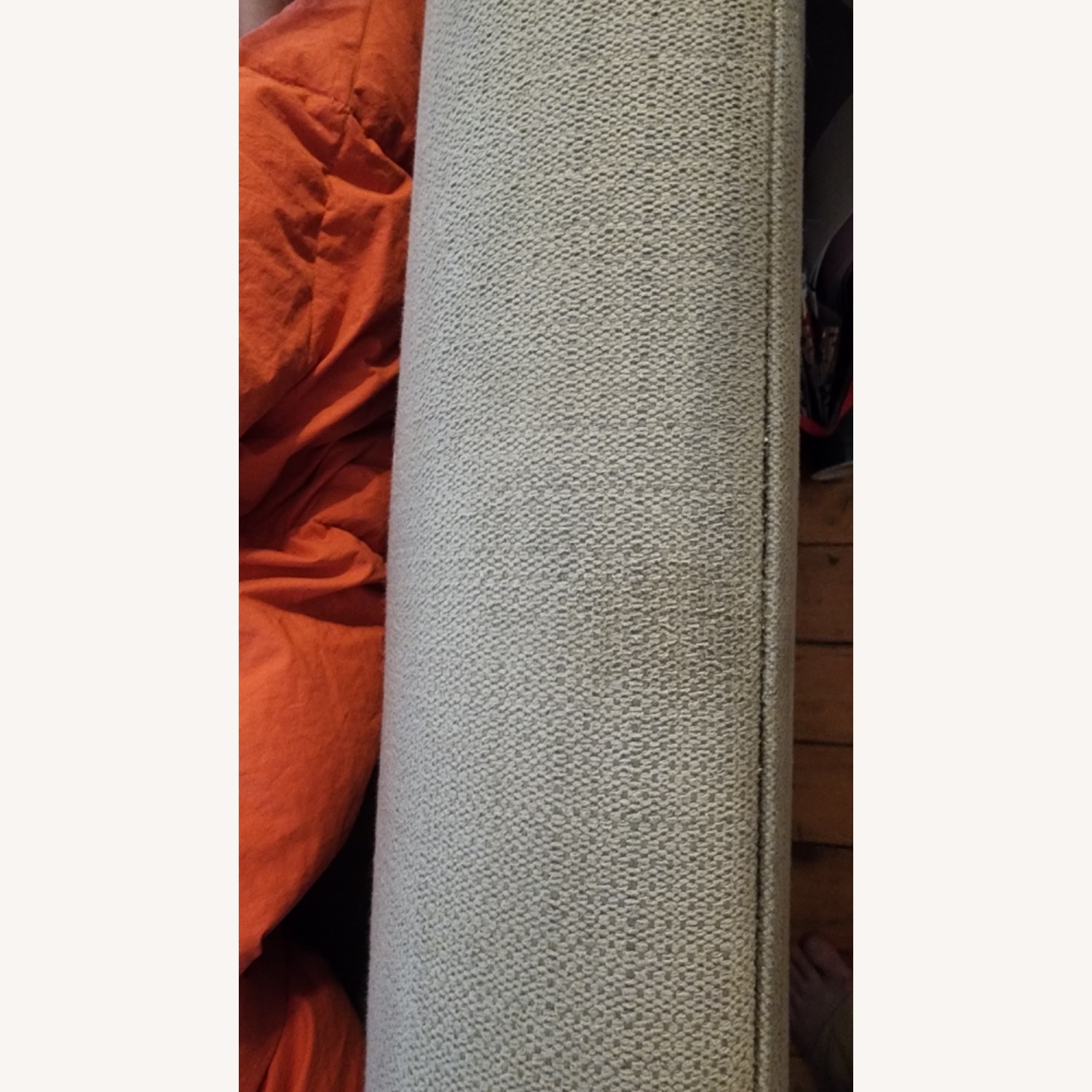 Crate & Barrel Grey Sectional - image-2