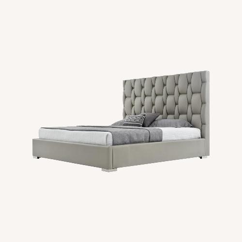 Used Queen Upholstered Platform Bed for sale on AptDeco
