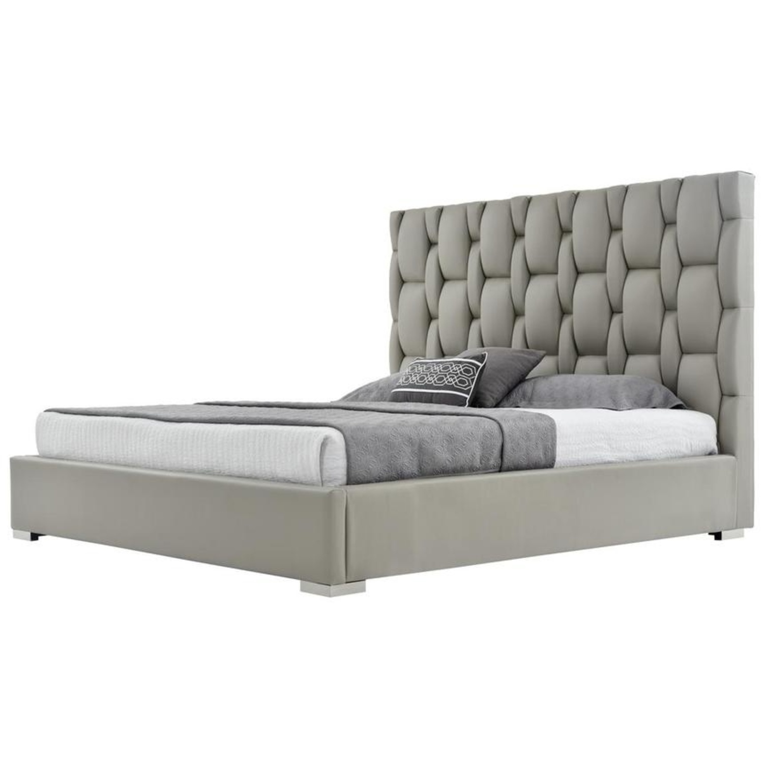 Queen Upholstered Platform Bed - image-9