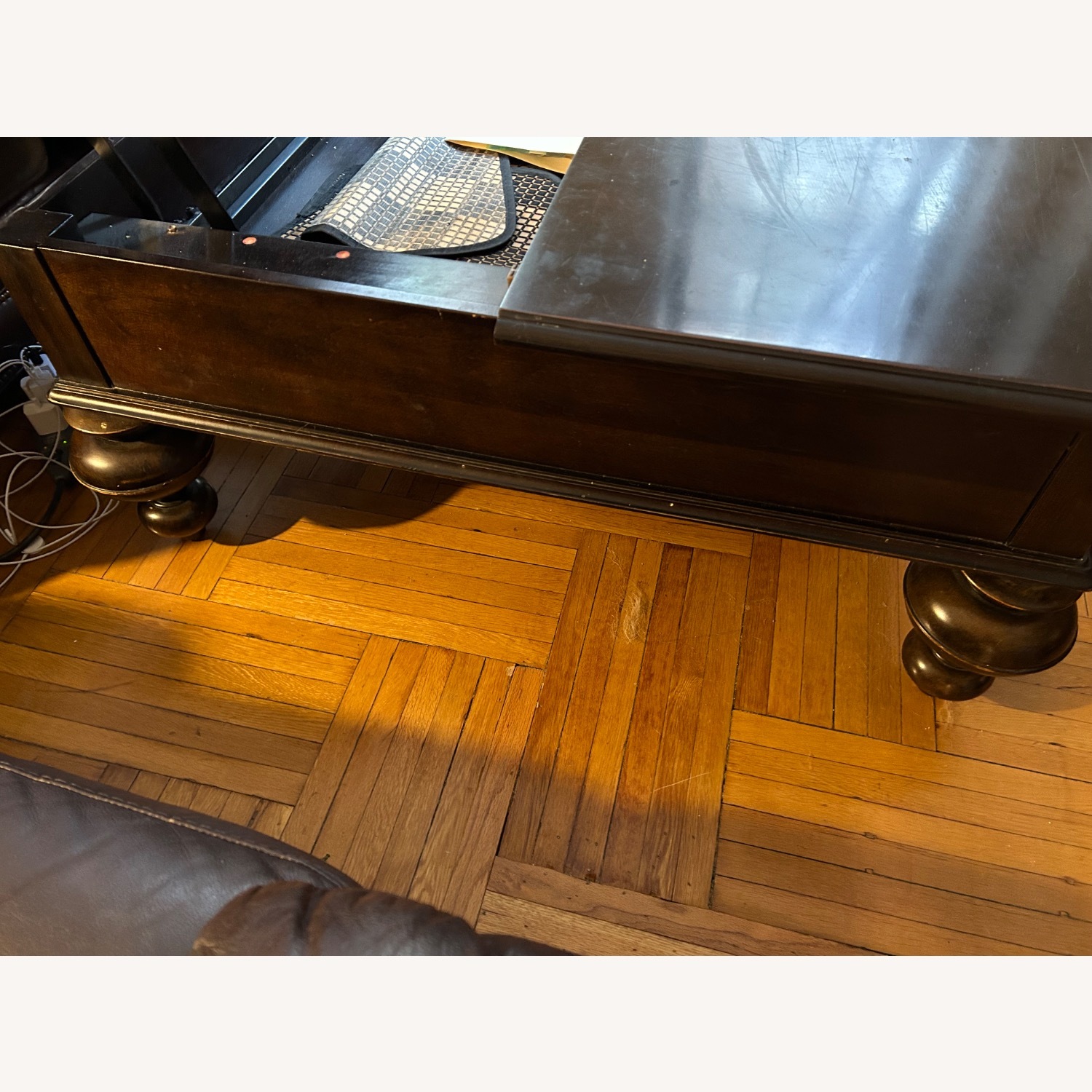 Macy's Oversized Wood  Lift up Coffee Table  - image-2