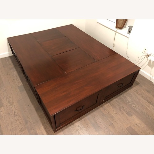 Used Pottery Barn Stratton Queen Bed for sale on AptDeco