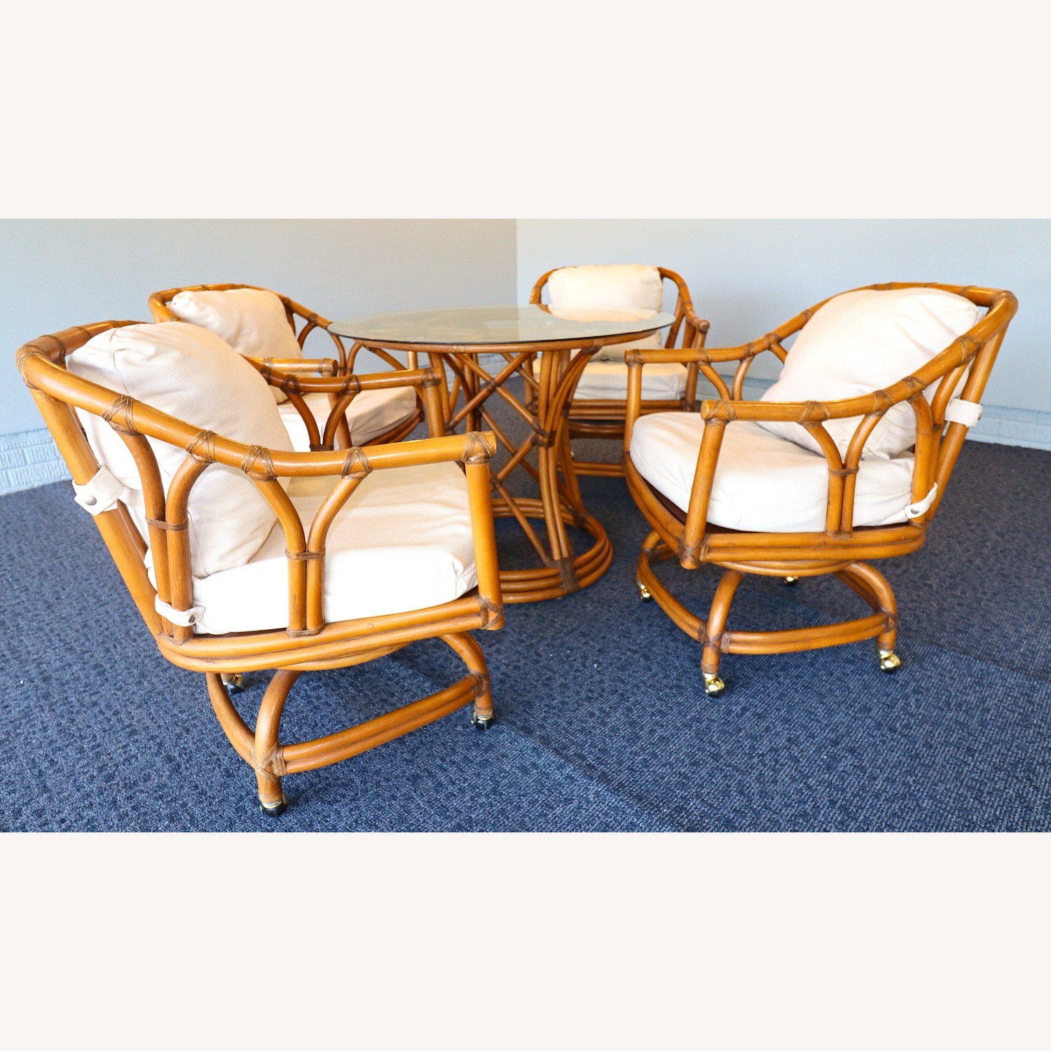 Ficks Reed Rattan Dining Set - image-6