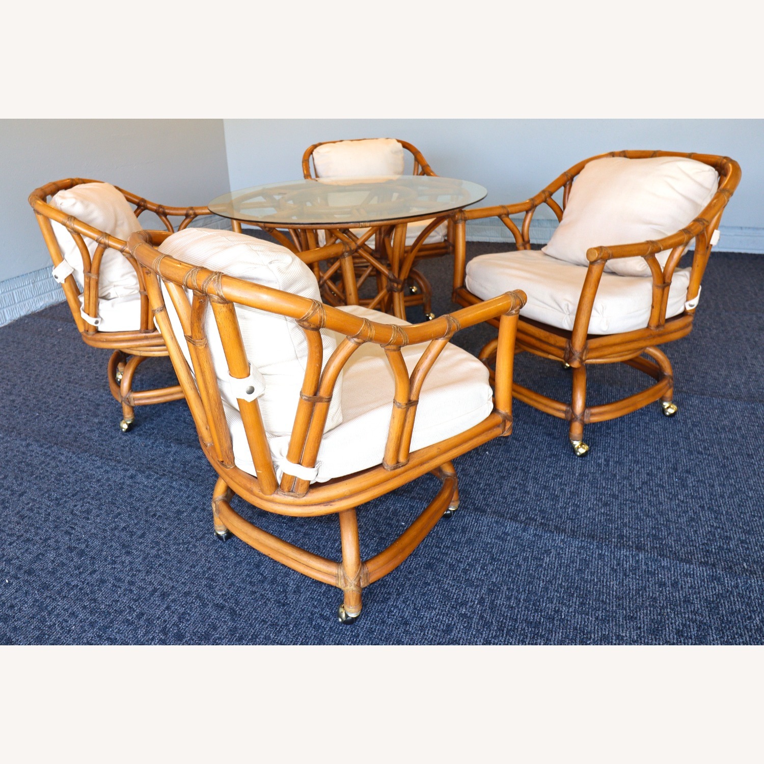 Ficks Reed Rattan Dining Set - image-7