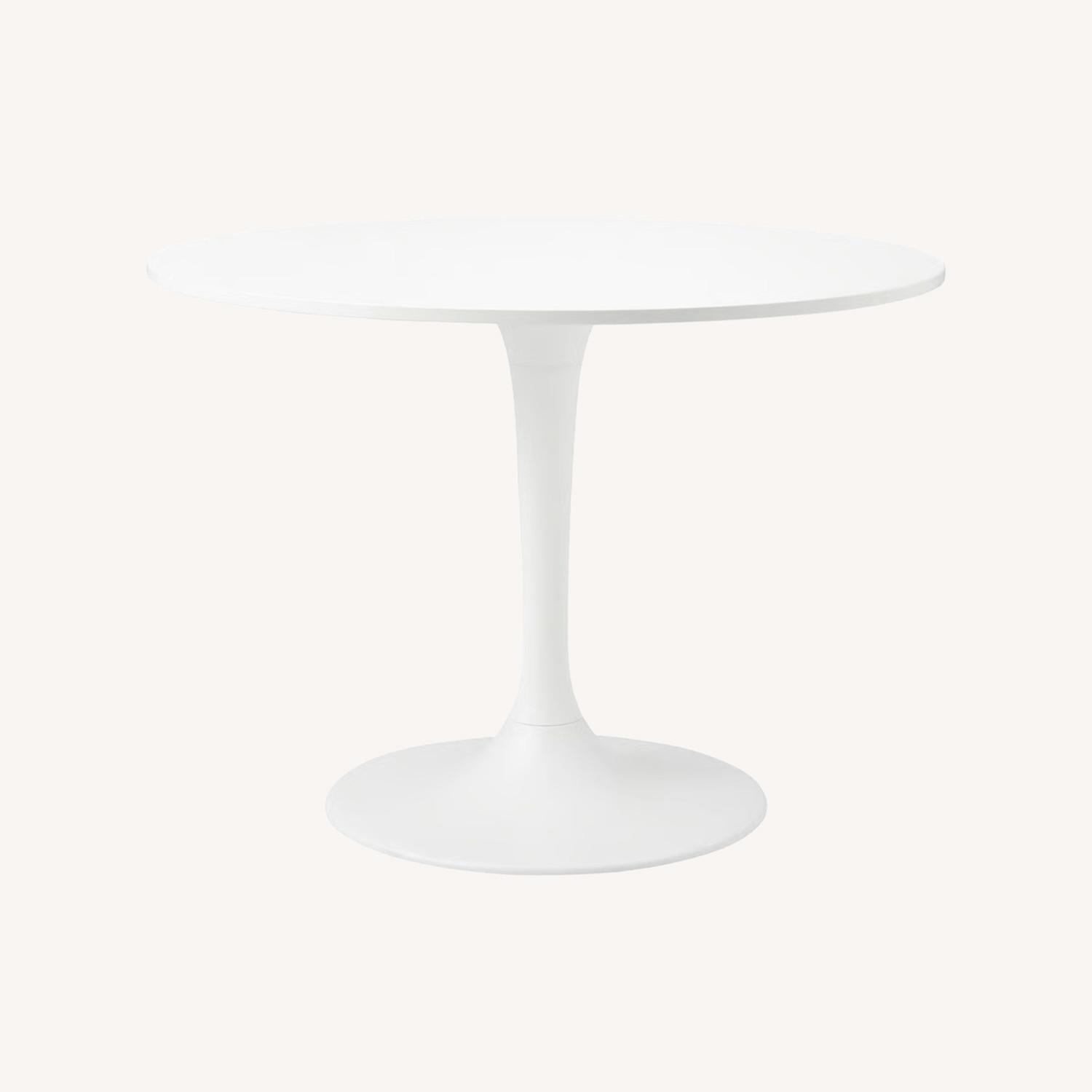 IKEA DOCKSTA White Round Table - image-0