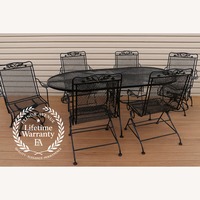 Meadow Craft Acorn and Oak Leaf Family Patio Set