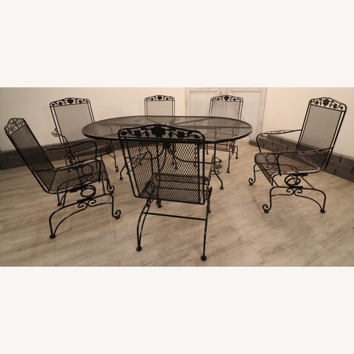 Used Rare Vintage Scroll FootedFamily Patio Set for sale on AptDeco