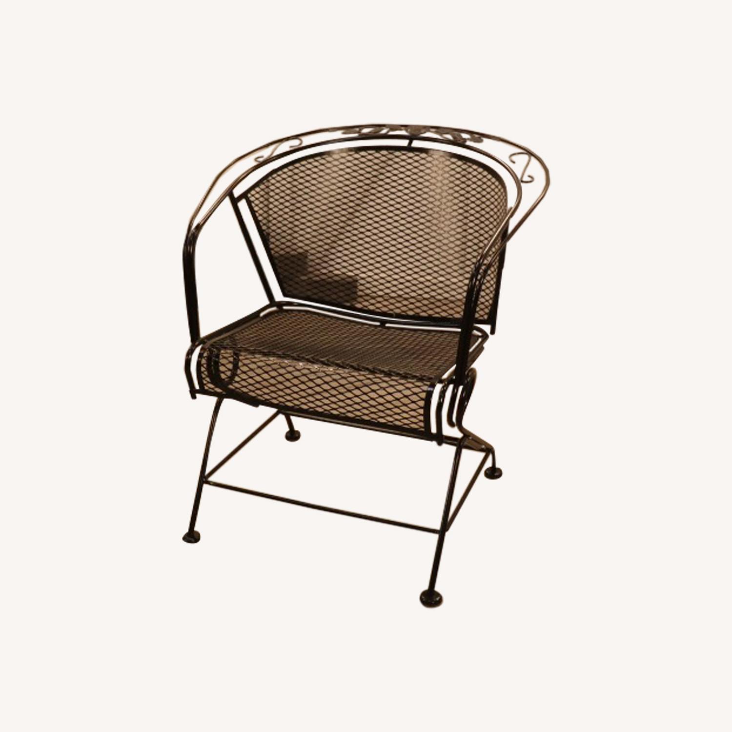 Meadow Craft Floral and Leaf Coil Spring Chairs - image-10