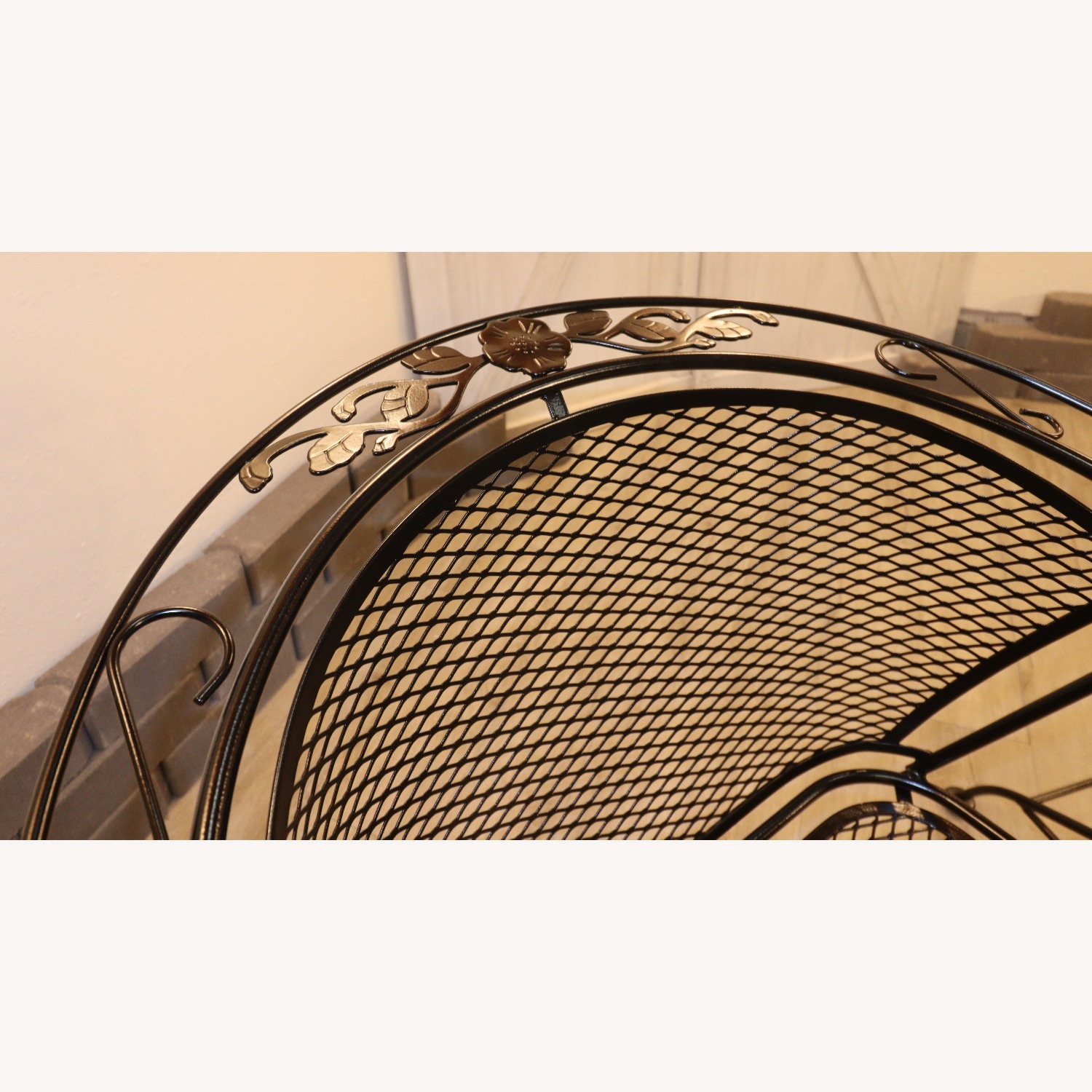 Meadow Craft Floral and Leaf Coil Spring Chairs - image-5