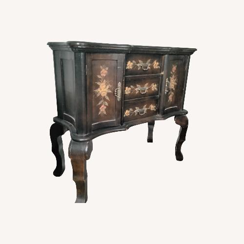Used Hand-Painted Wooden Cabinet for sale on AptDeco