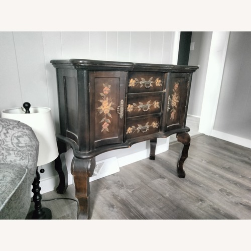 Used Hand-Painted Wooden Cabinet for sale on AptDeco