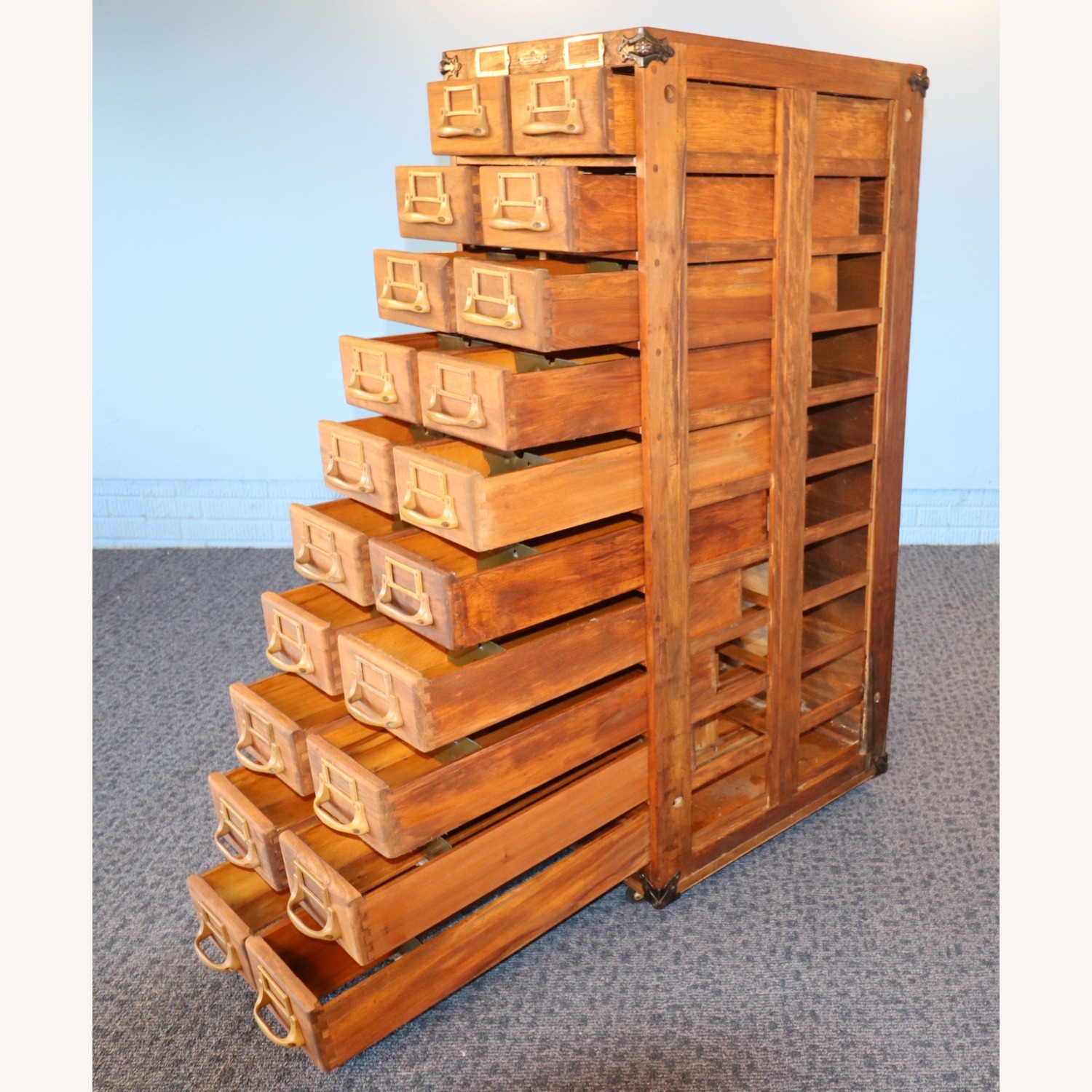 Vintage Remington Rand Guardsman Catalog Cabinet - image-6