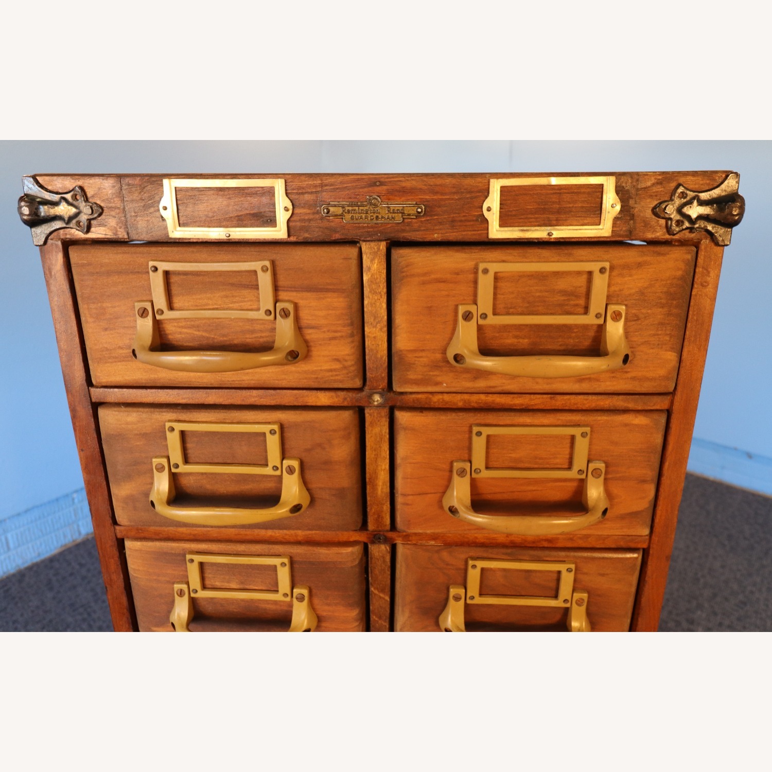 Vintage Remington Rand Guardsman Catalog Cabinet - image-9