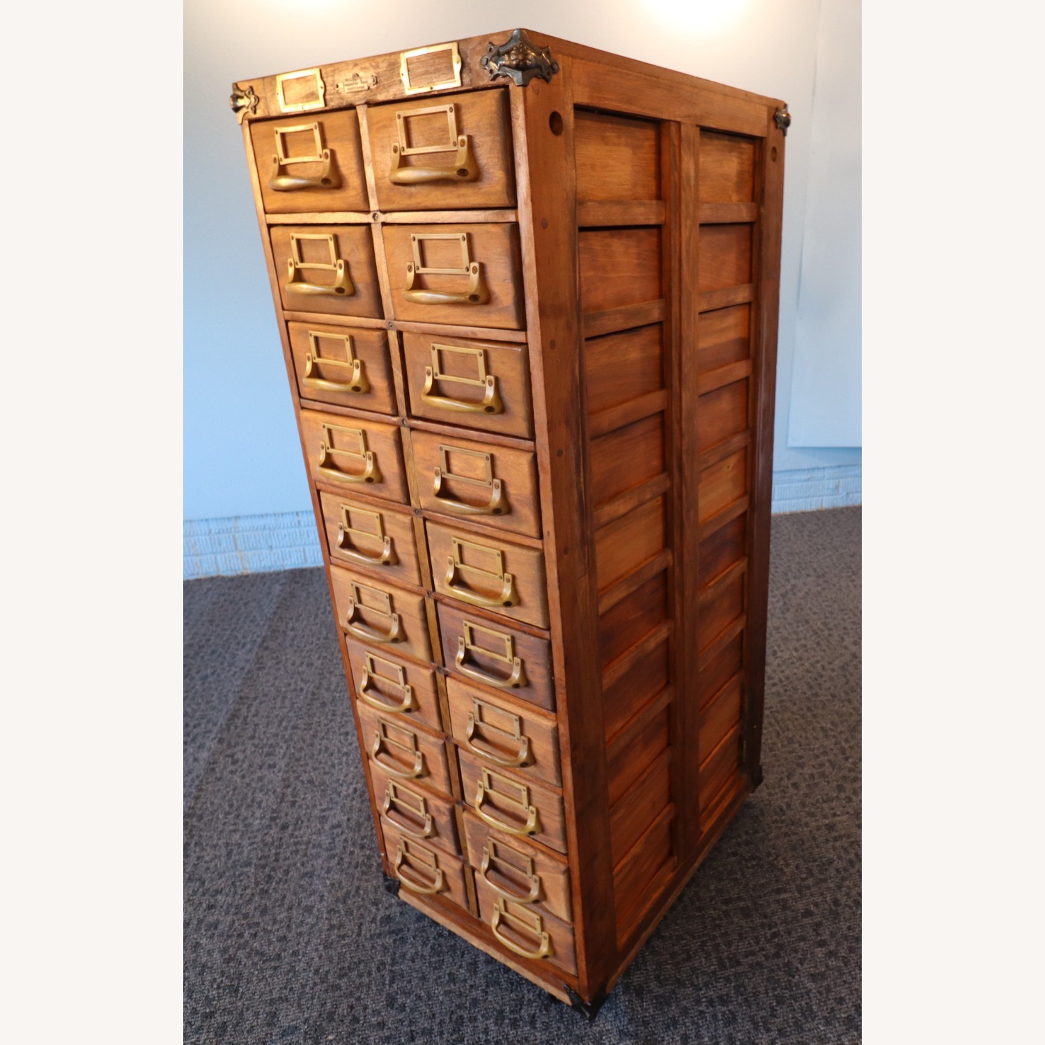 Vintage Remington Rand Guardsman Catalog Cabinet - image-2