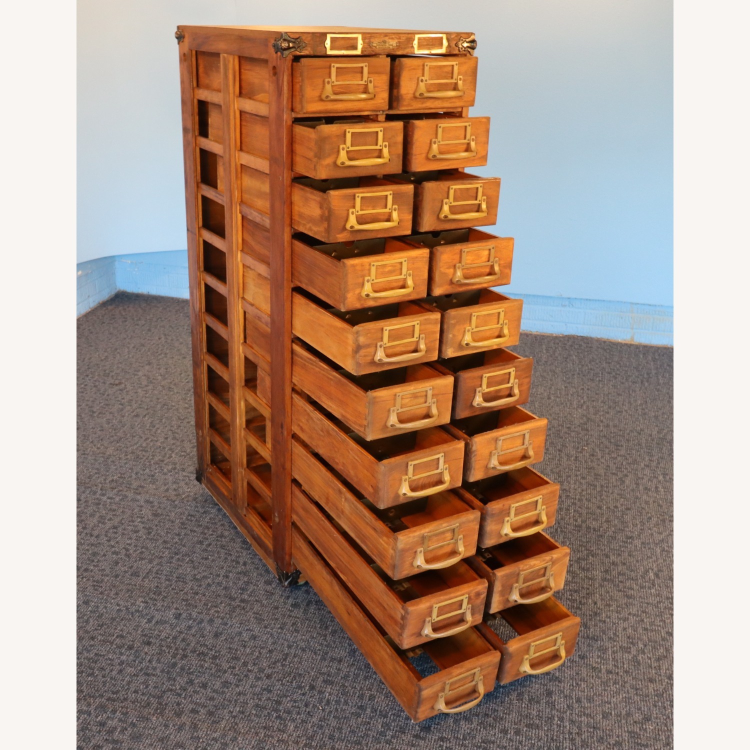 Vintage Remington Rand Guardsman Catalog Cabinet - image-10