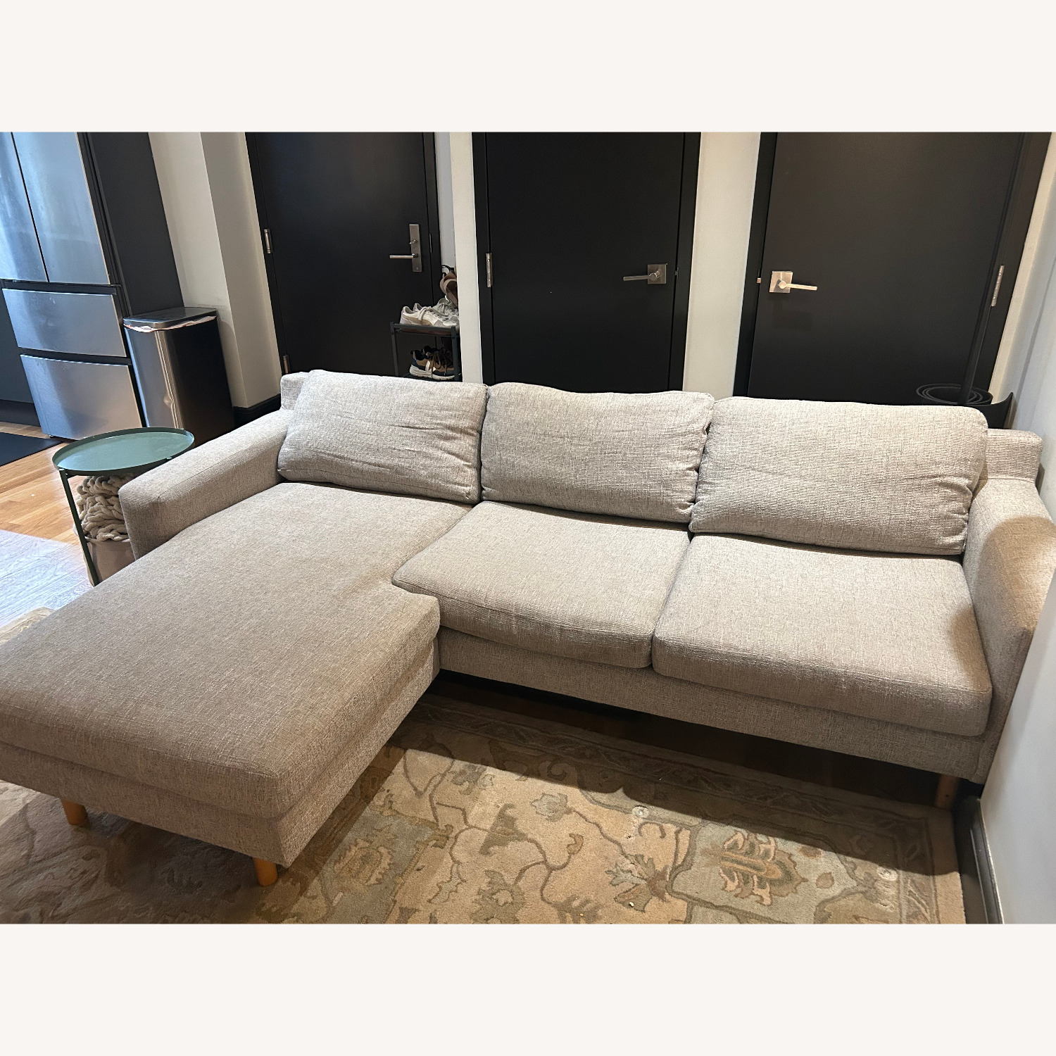 West Elm Eddy Reversible Sectional - image-1