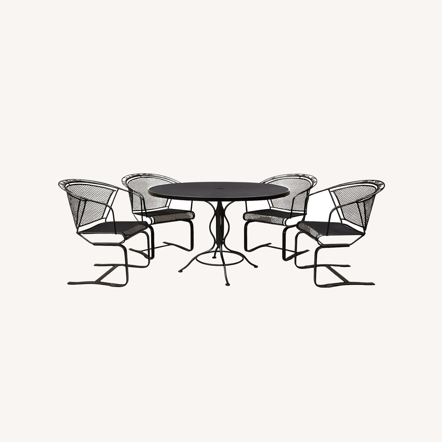 Acorn and Oak Leaf Wrought Iron Rockers - image-11