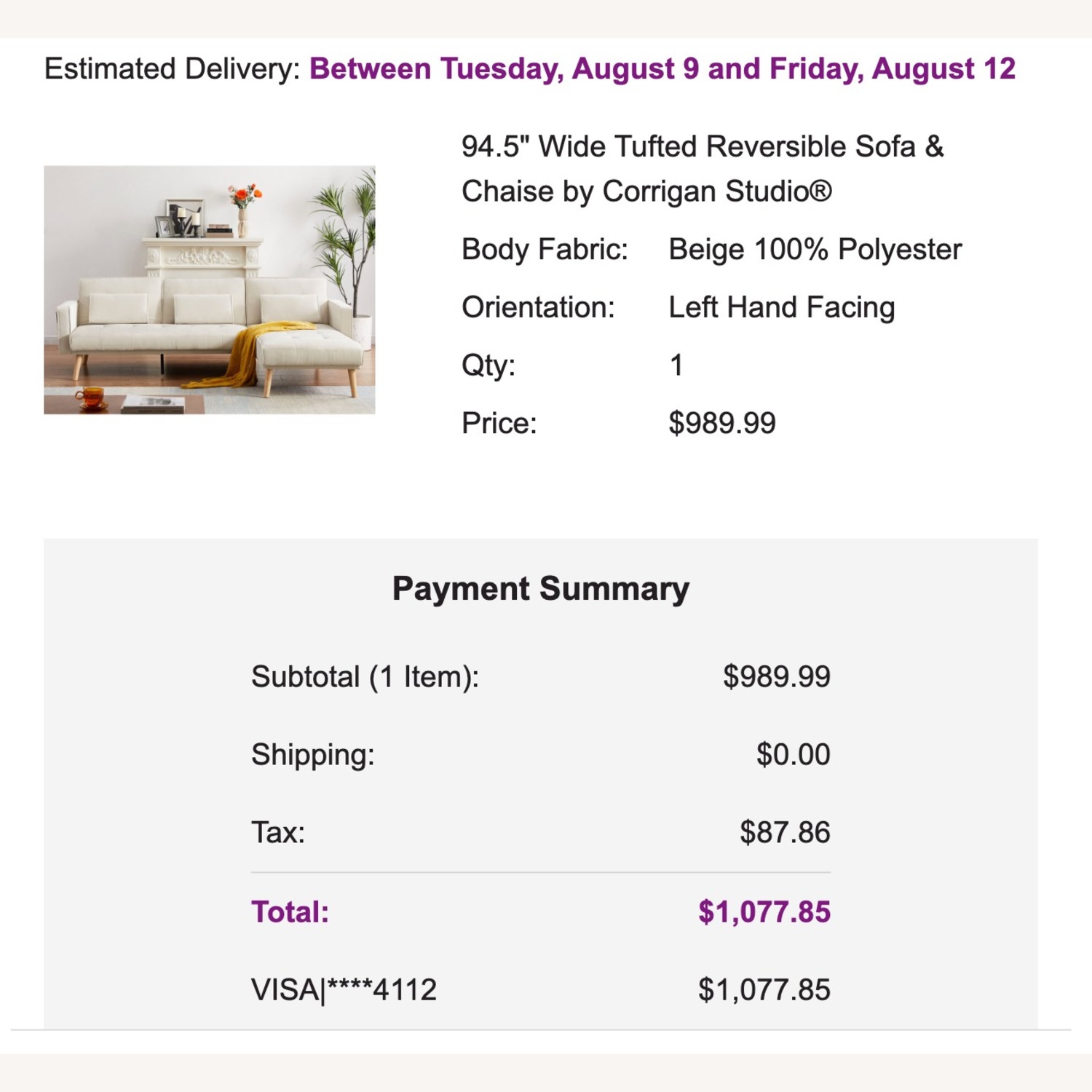 Tufted Reversible Sectional - image-5