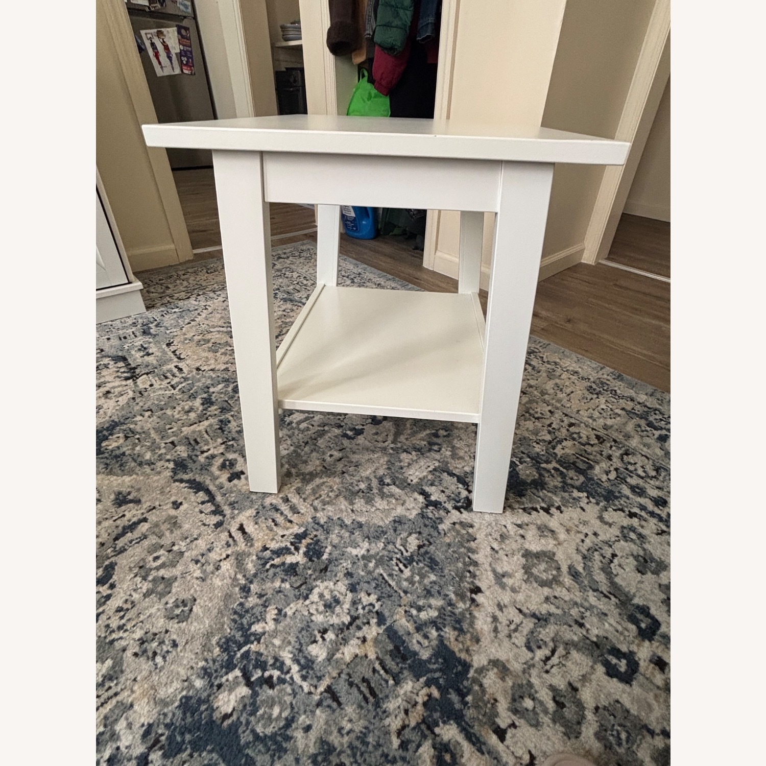 IKEA LUNNARP Two White Side Tables - image-3
