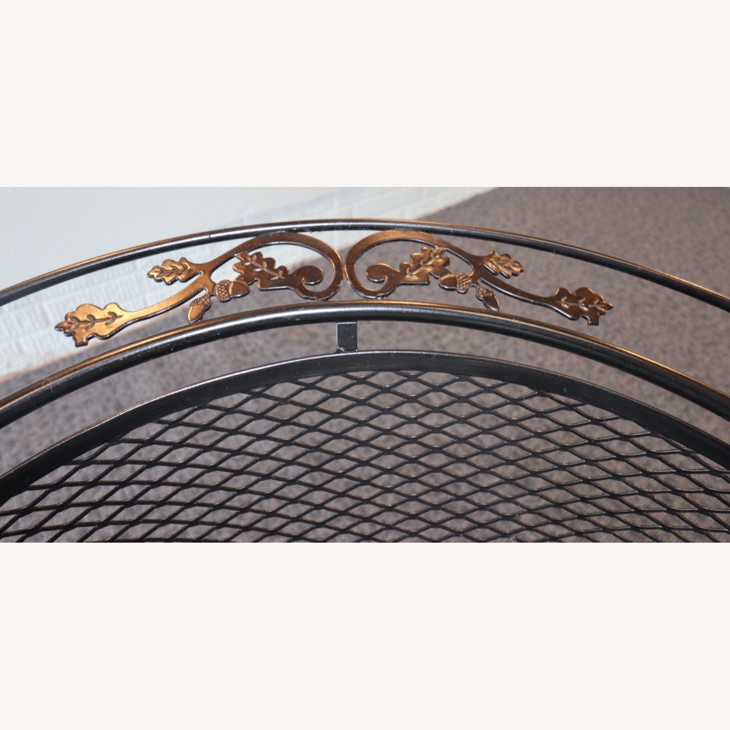 Woodard Acorn and Oak Leaf Wrought Iron Rockers - image-3