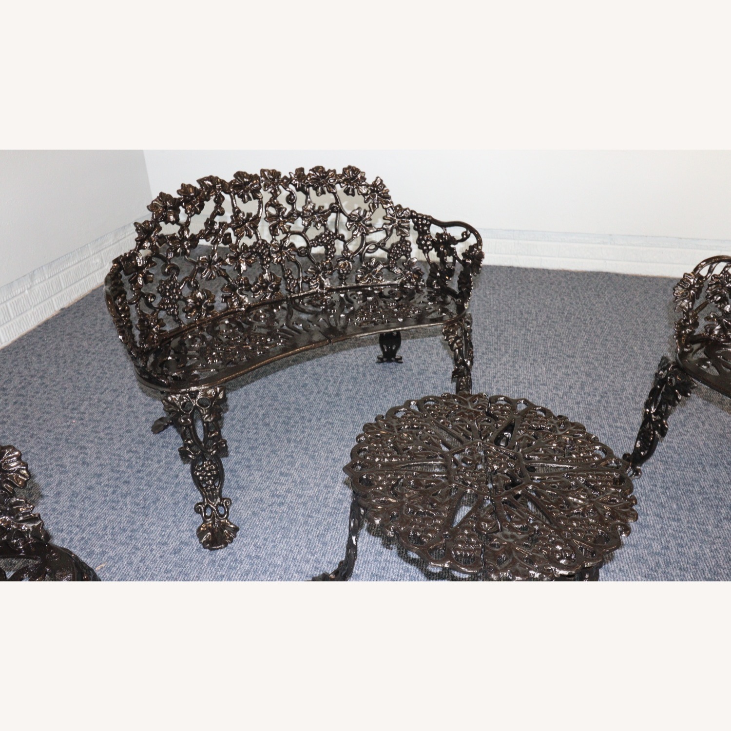 Cast Iron Grapevine Garden Set-Complete - image-2