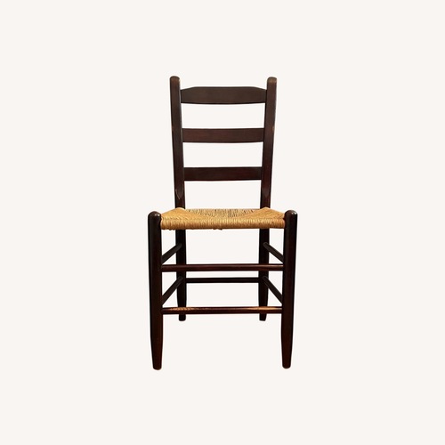 Used Set of 6 Vintage Ladderback Dining Chairs for sale on AptDeco