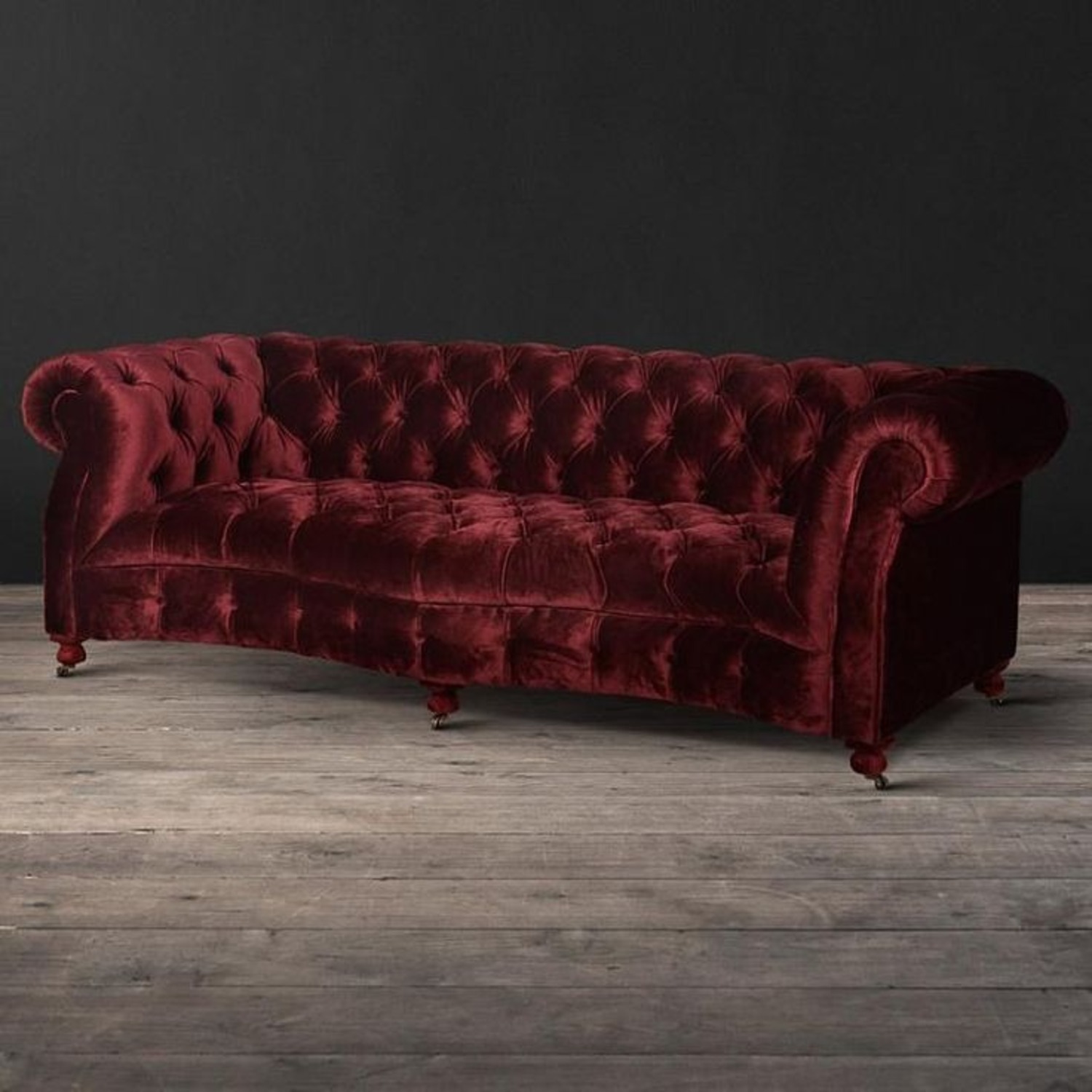 Timothy Oulton Velvet Serpentine Sofa - image-2