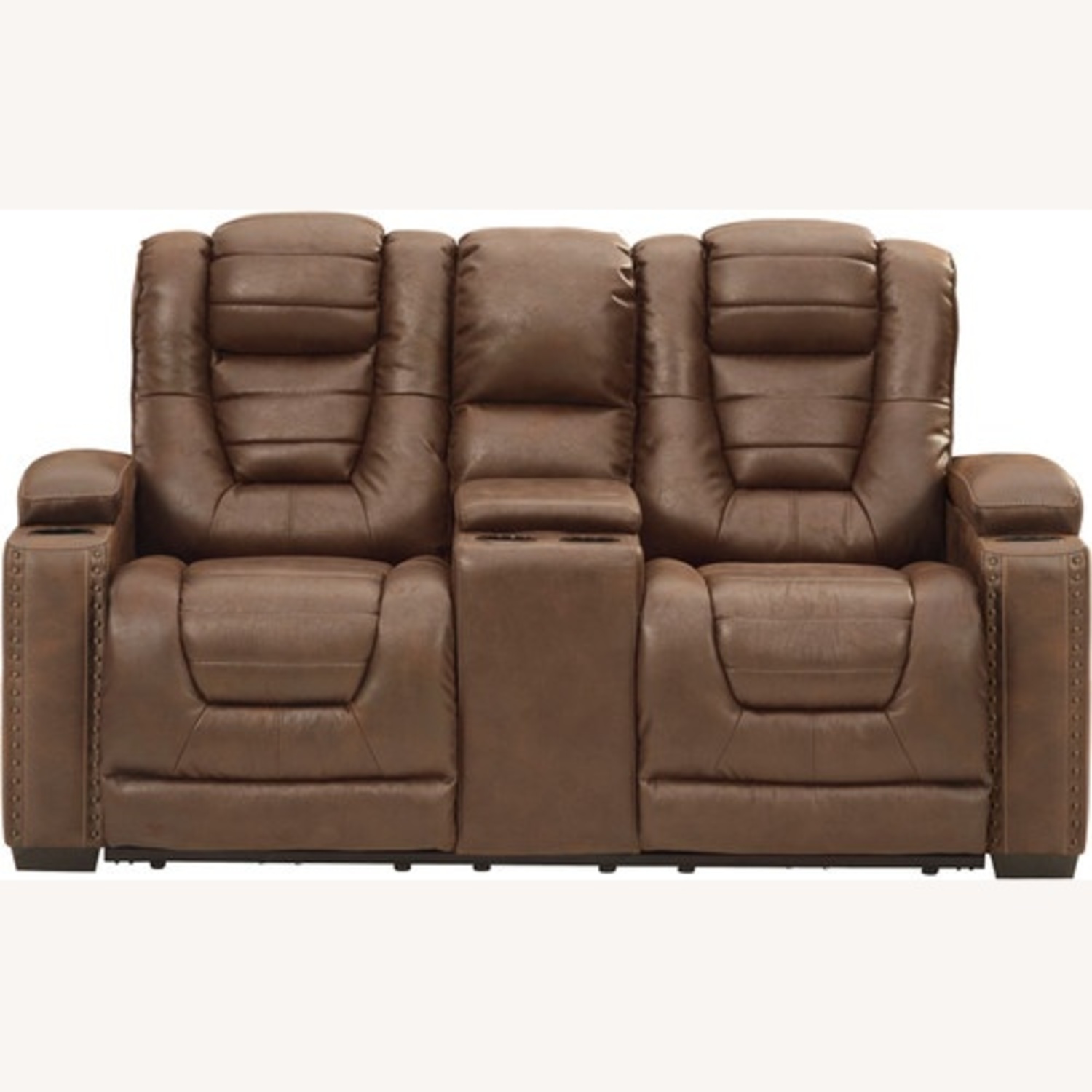 2 Seater Recliner W Storage - image-5
