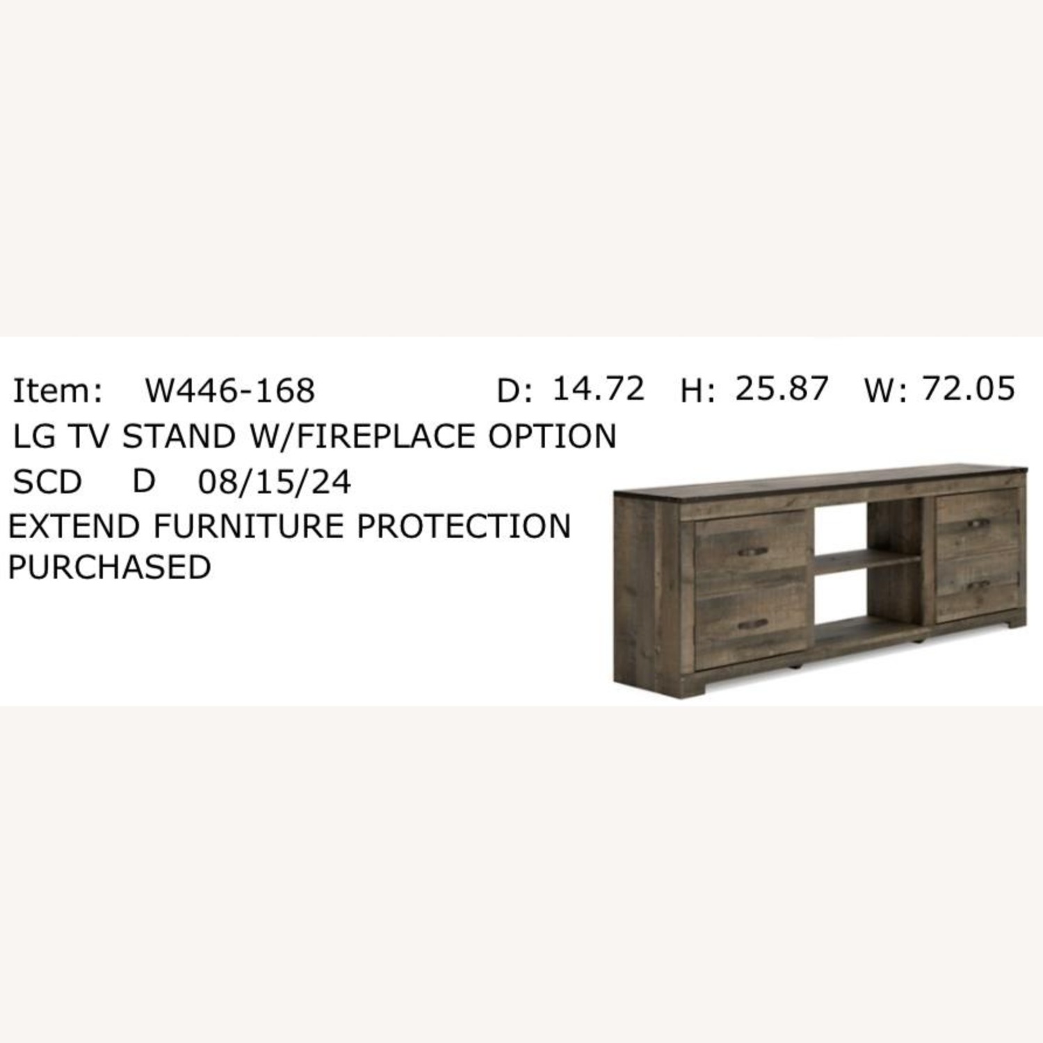 Trinell 72" TV Stand - image-1