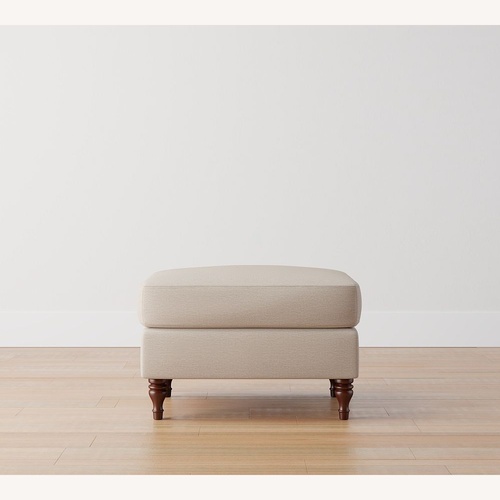 Used Pottery Barn Carlisle Ottoman for sale on AptDeco