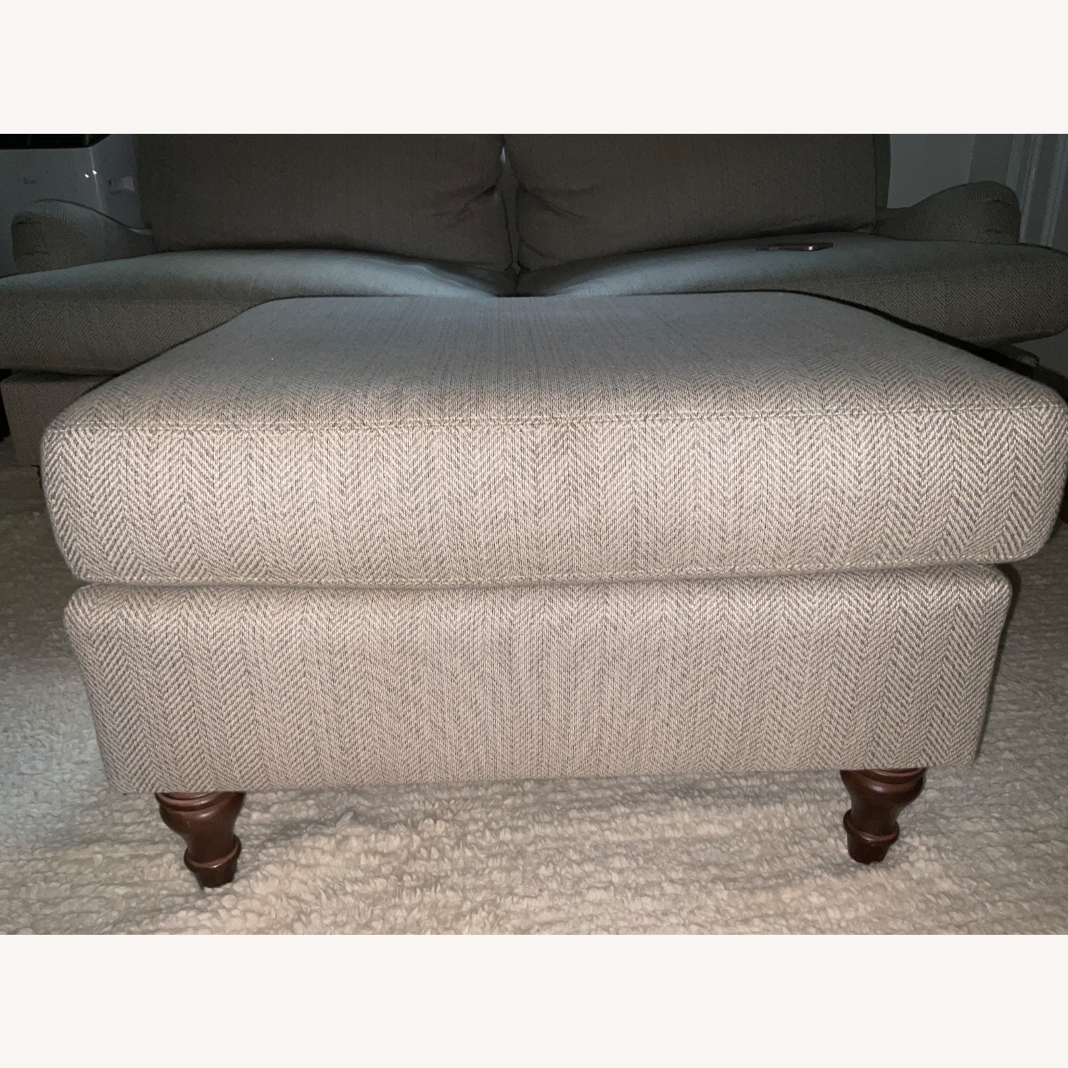 Pottery Barn Carlisle Ottoman - image-2