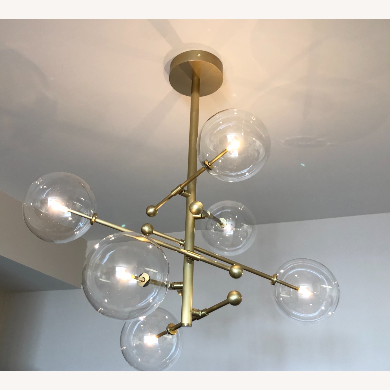 RH Glass Globe Mobile Round Chandelier - image-2