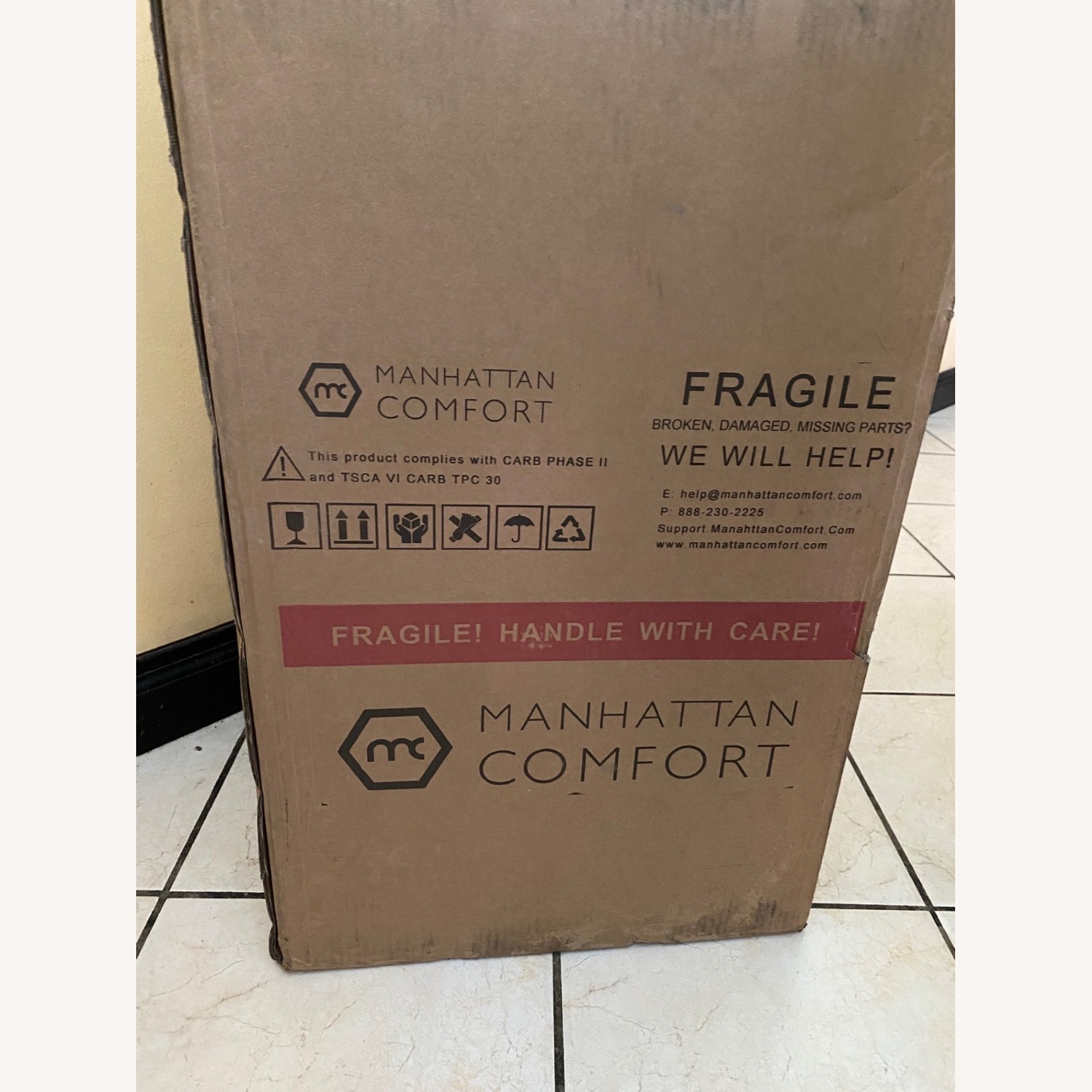 Manhattan Comfort Stool White - image-5