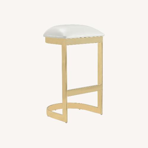 Used Manhattan Comfort Stool White for sale on AptDeco