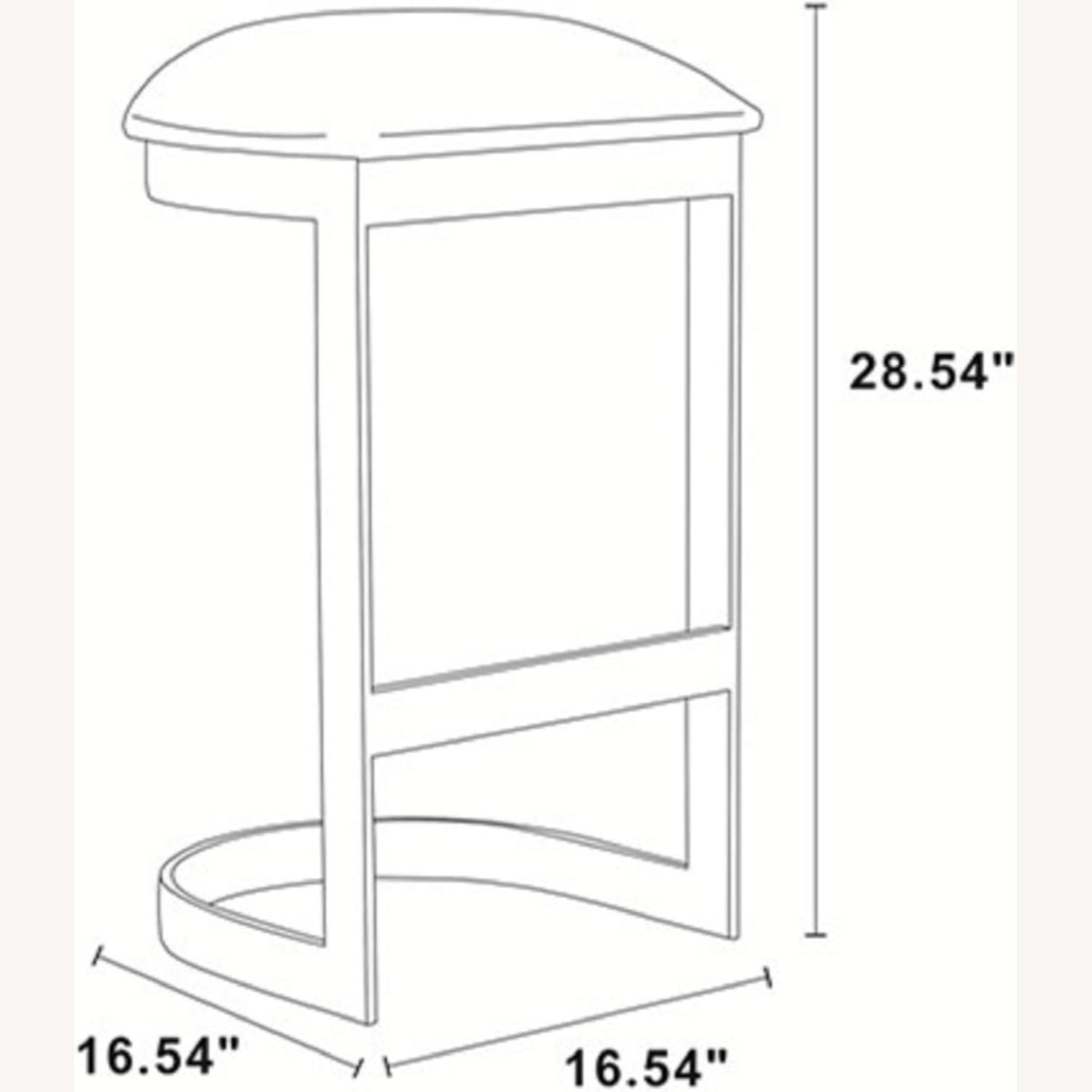 Manhattan Comfort Stool White - image-3