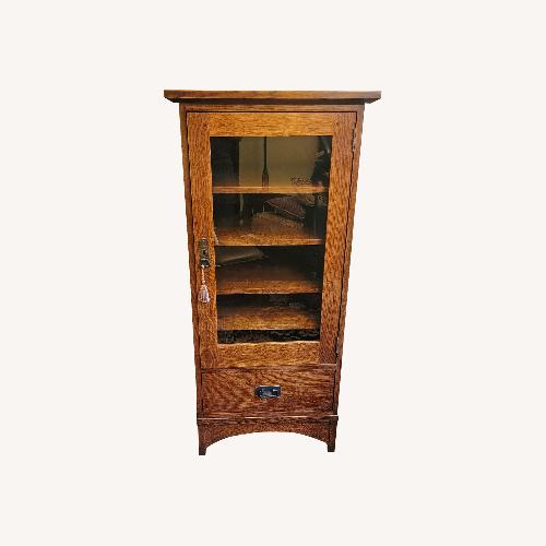 Used Stickley / Arts & Crafts Oak Media Cabiet for sale on AptDeco