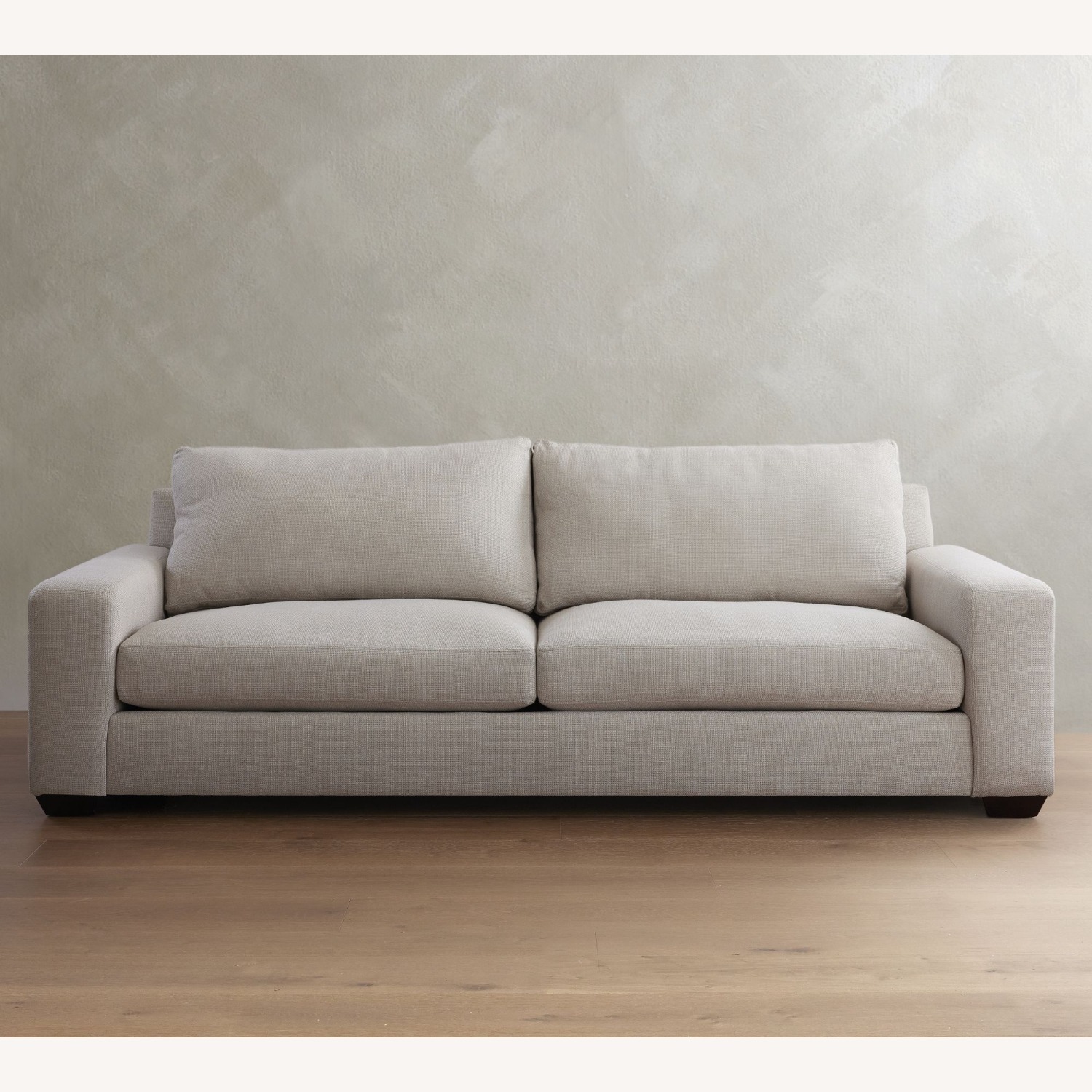 Pottery Barn Big Sur Heather Tweed Sofa - image-1