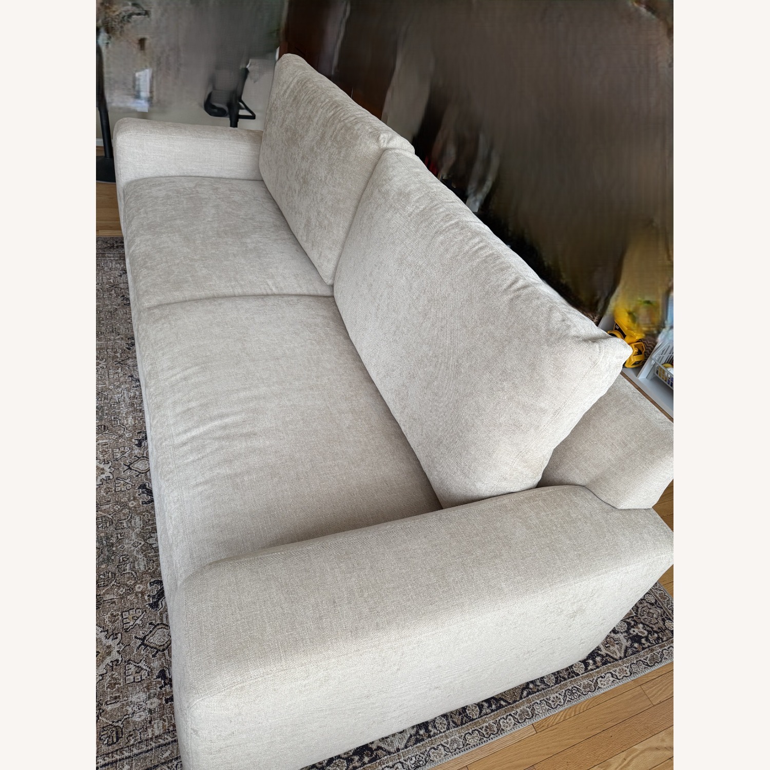 Pottery Barn Big Sur Heather Tweed Sofa - image-5