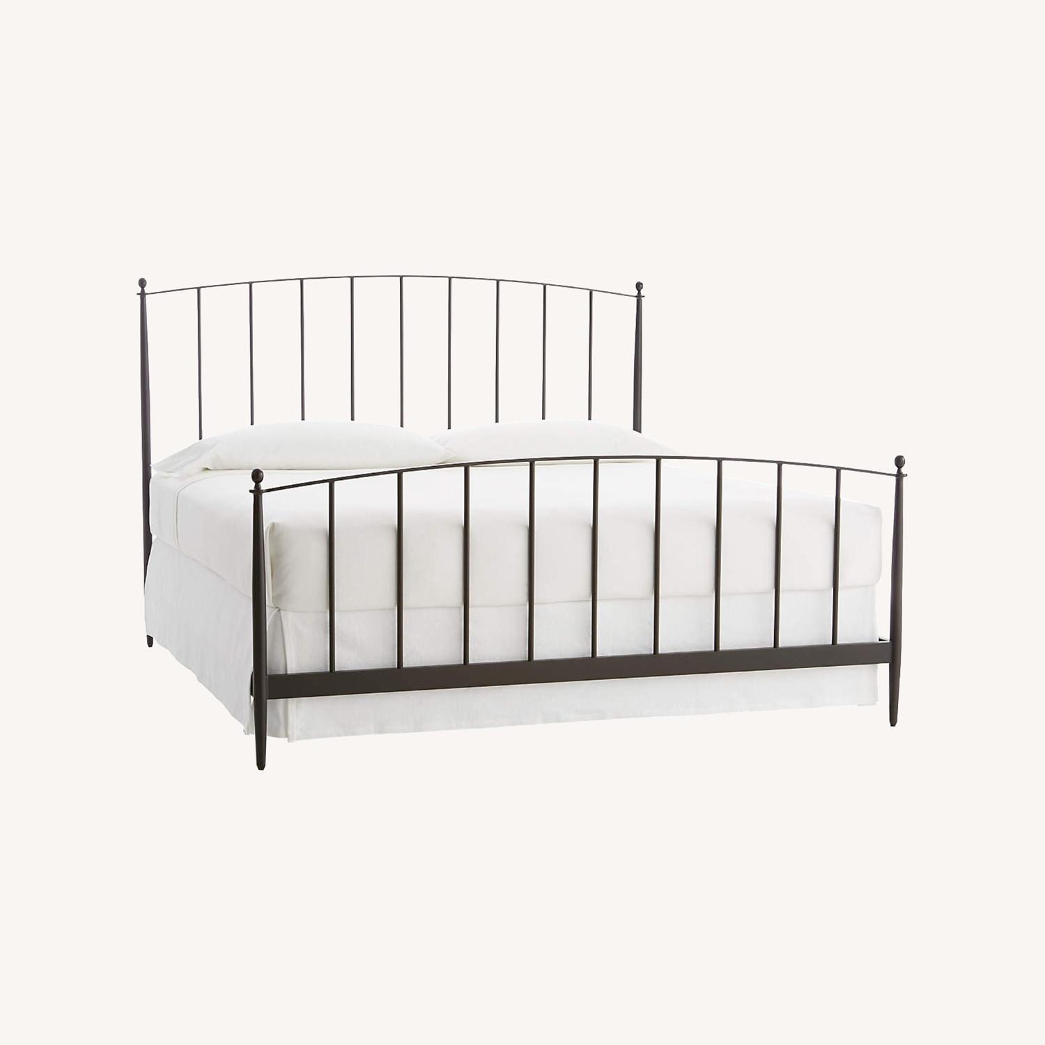 Crate and Barrel Mason Shadow Bed King Size - image-0