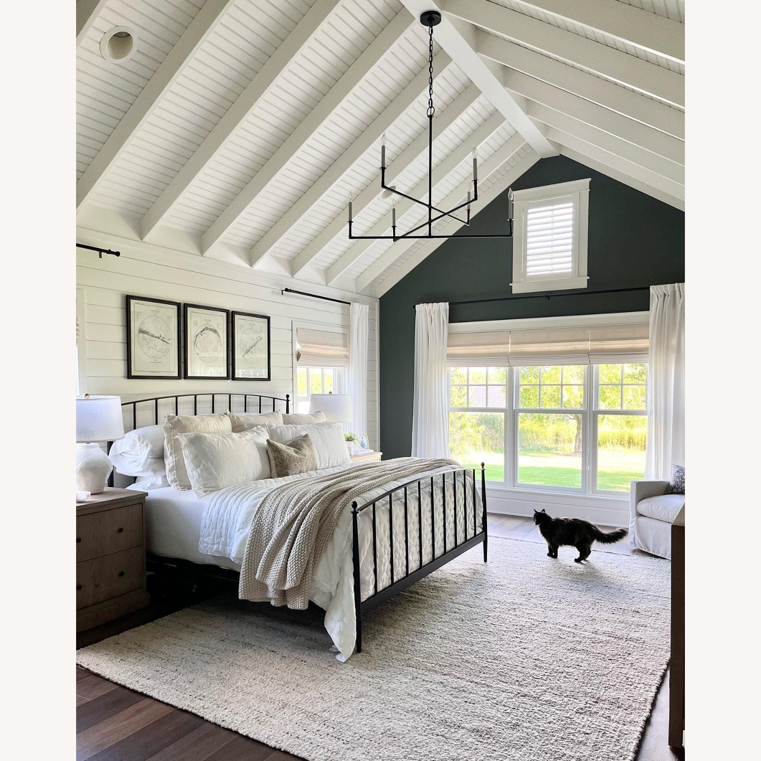 Crate and Barrel Mason Shadow Bed King Size - image-2