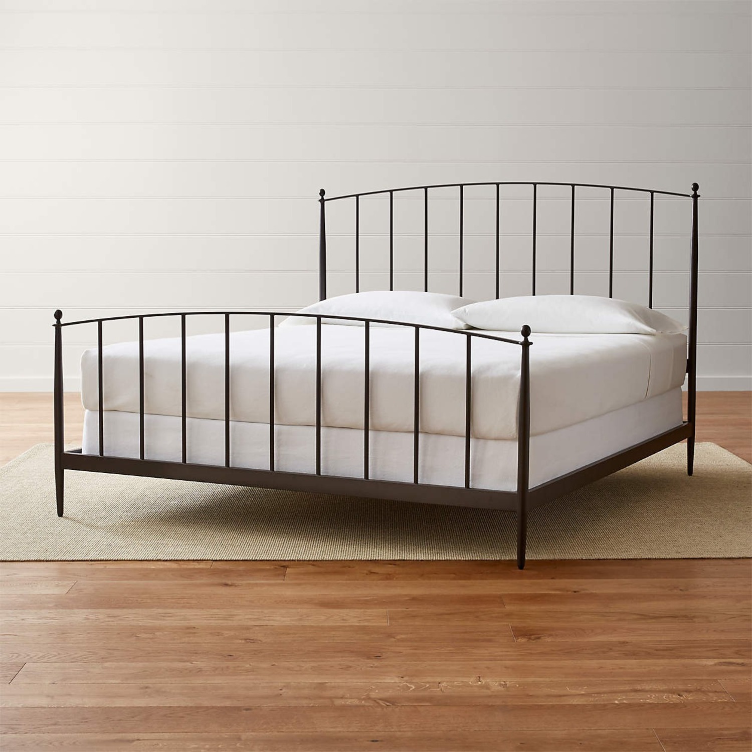 Crate and Barrel Mason Shadow Bed King Size - image-1