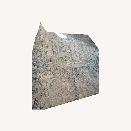 Used Modern Blue & Gray Textured Rug for sale on AptDeco