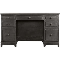 RH Annecy Gray/Green Metal Desk