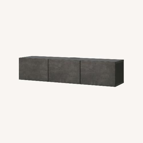 Used Modern Dark Gray Media Console / Sideboard for sale on AptDeco