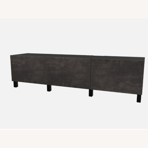 Used Modern Dark Gray Media Console / Sideboard for sale on AptDeco