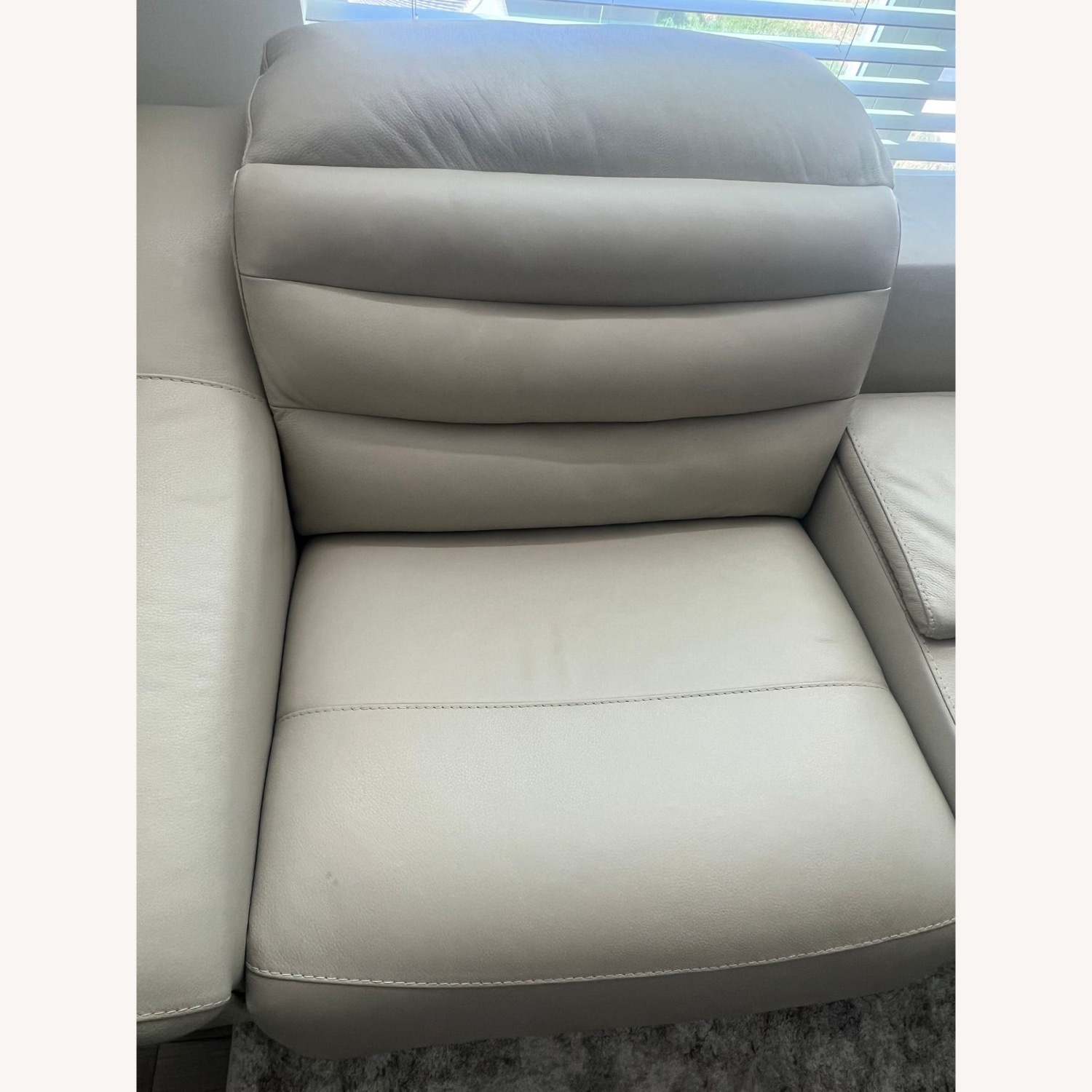 Ashley Furniture Leather Recliner Sofa - image-6