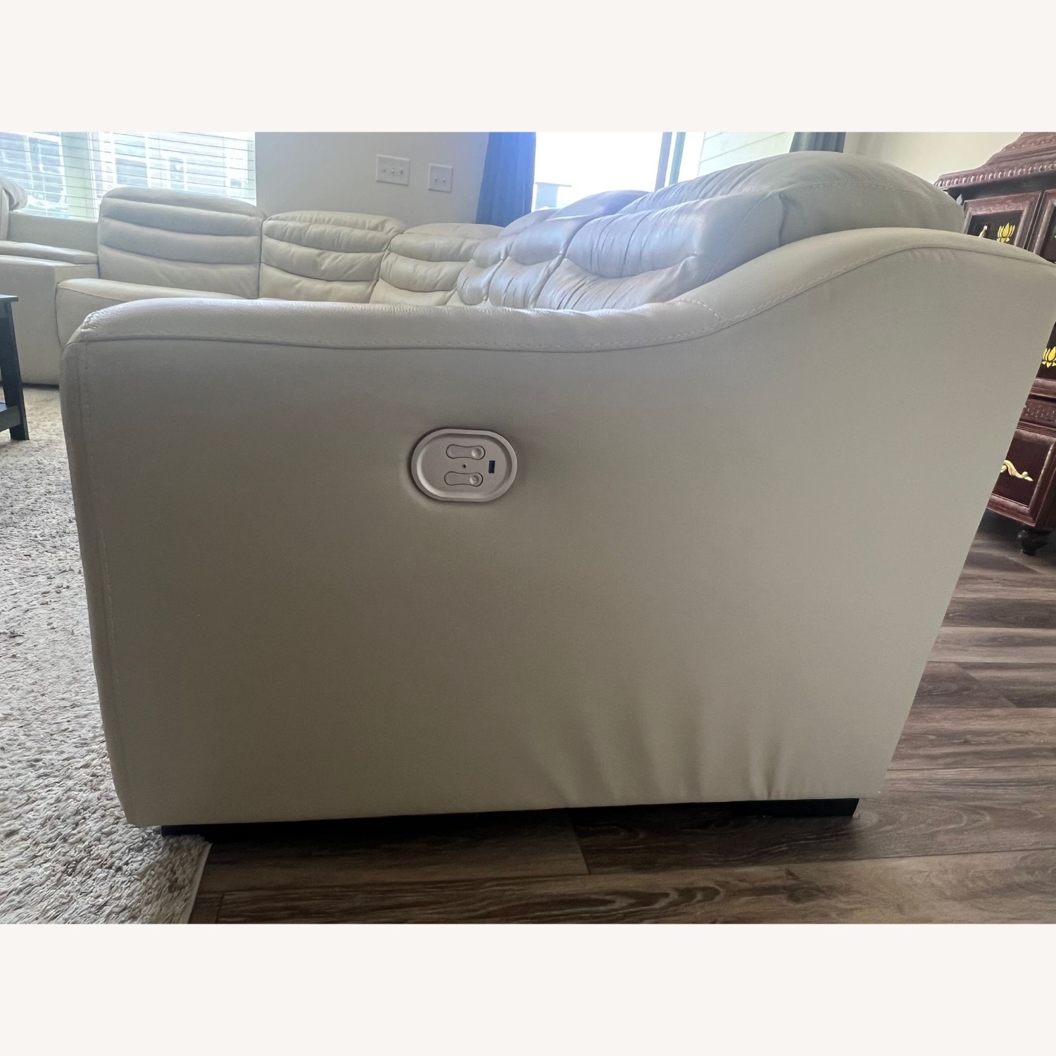 Ashley Furniture Leather Recliner Sofa - image-4