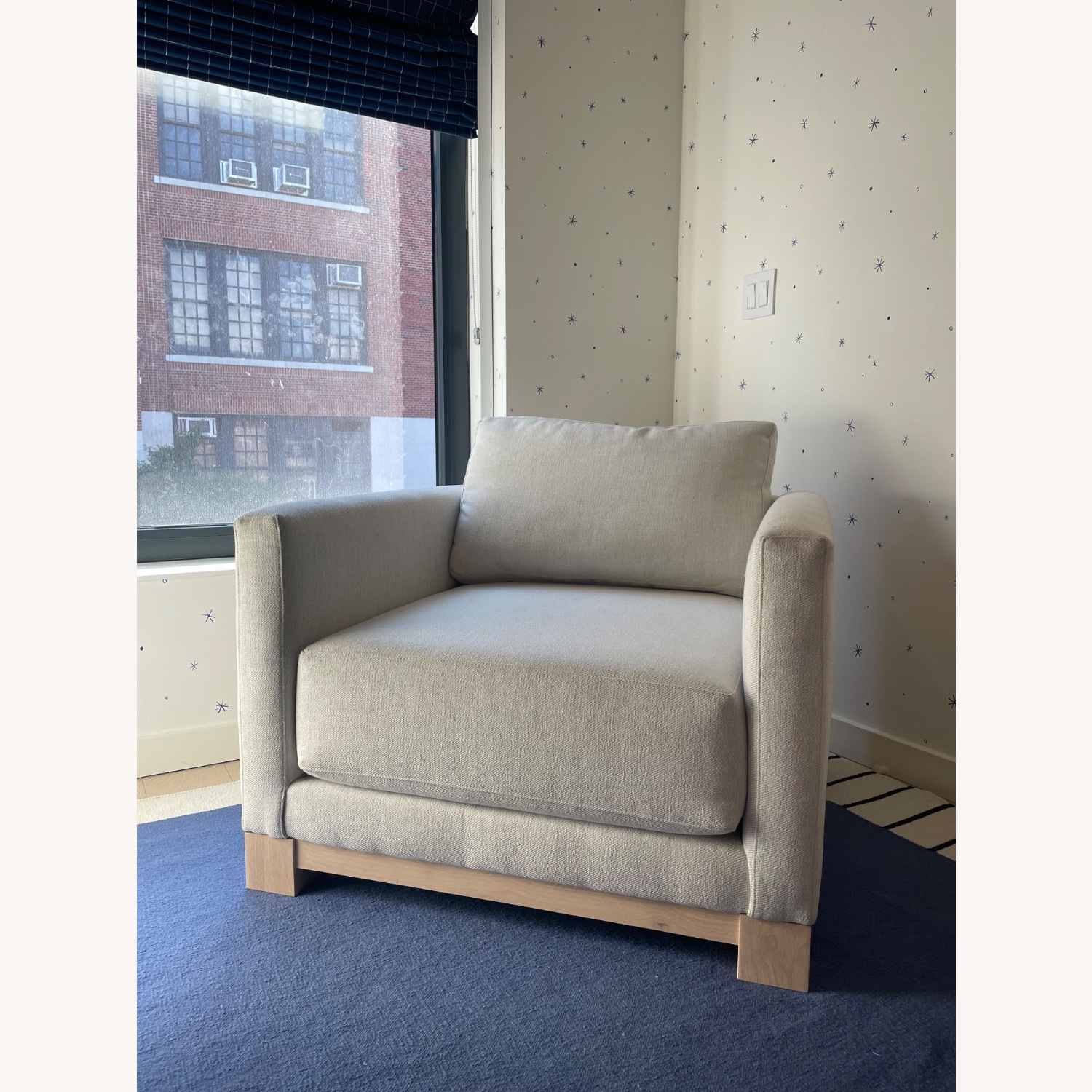 Crate & Barrel Gather Wood Base 38" Chair - image-2